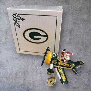 2006 Green Bay Packers "Victory Plane" Danbury Mint Christmas Ornament
